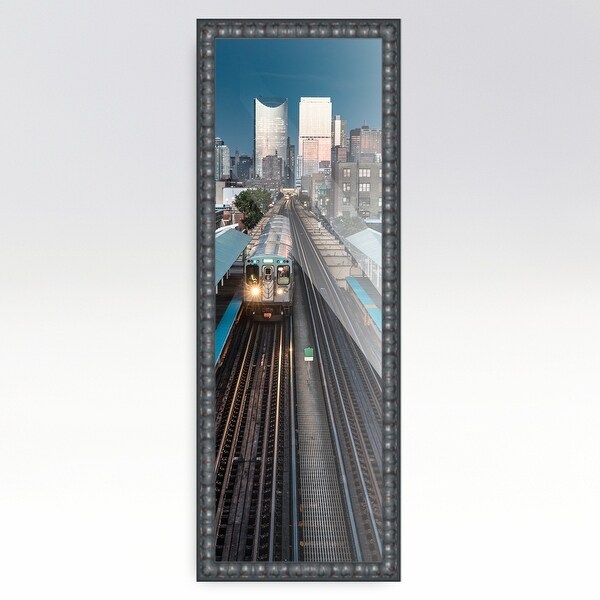 16x32 Black Picture Frame - Wood Picture Frame Complete with UV