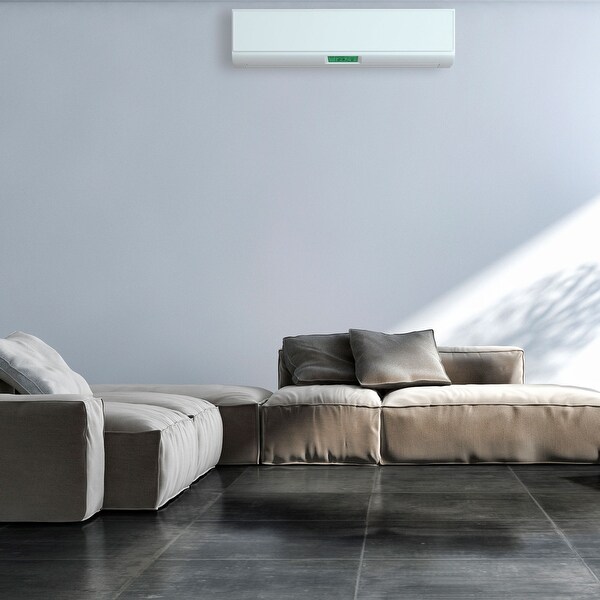 Air Conditioner Cover 35-37 Inch Knitted Elastic Cloth Dustproof Dark Blue - 35-37 Inch