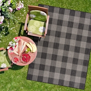 CAMILSON Buffalo Plaid - Check Area Rugs Indoor Outdoor Patios
