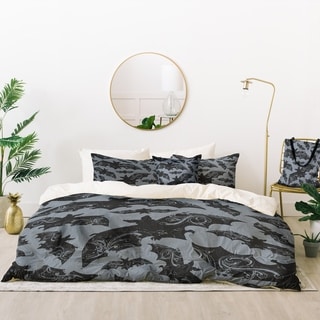 Deny Designs Bats at Night Duvet Cover Set (5 Piece Set)