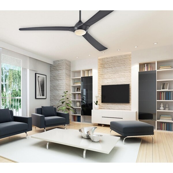 Westinghouse Techno II 72-Inch Indoor DC Motor Ceiling Fan with Dimmable LED Light Kit