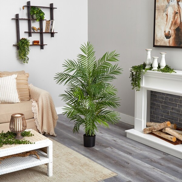 The Curated Nomad Zaius Areca Silk Palm Tree - Green