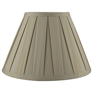 Empire Box Pleat Lamp Shade, 5" Top, 10" Bottom, 7" Slant