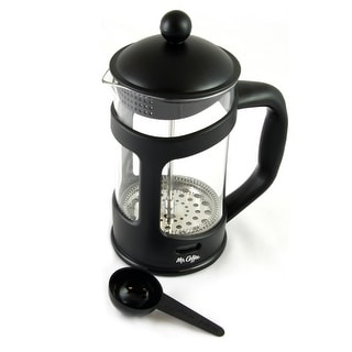 Mr. Coffee Brivio 28 Ounce Glass French Press Coffee Maker with Plastic Lid - 28 Ounce