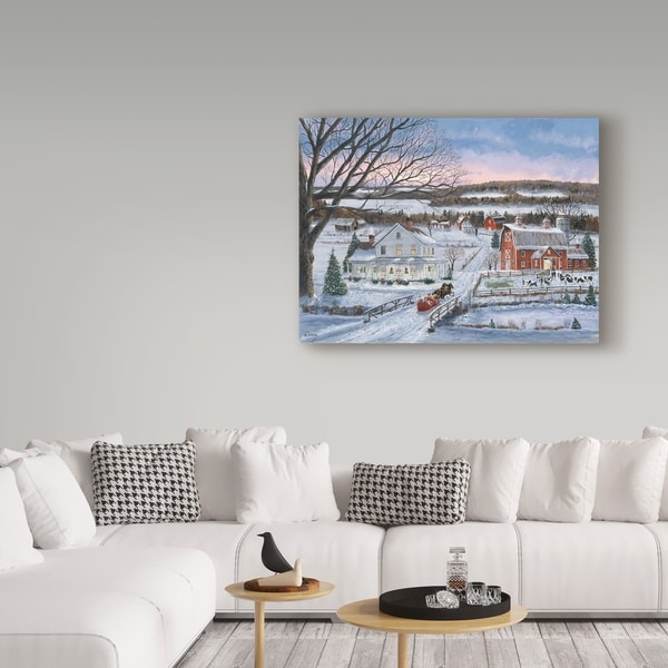 Bob Fair 'Christmas Sleigh Ride' Canvas Art