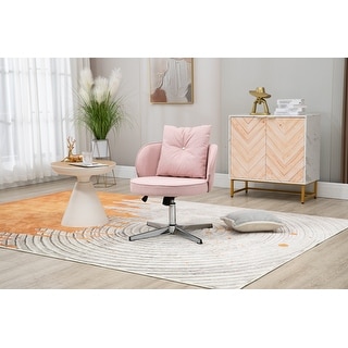 Classic Desk Chair, Vanity Chair, Arm Chair, Modern Adjustable Home Computer Executive Chair Swivel Task Chair for Living Room