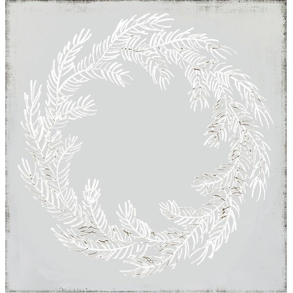 Americanflat - Snowy Wreath Iii by PI Holiday Collection - Shower Curtain