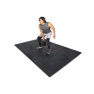 Rubber Top Exercise Puzzle Mat 1/2-in 48sqft