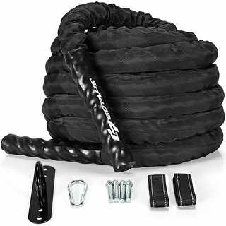Exercise Rope with Anchor Strap Kit - 40 FT x 1.5"