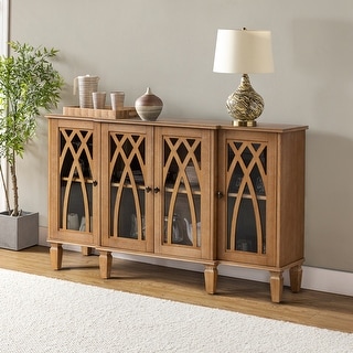 Maisie 60" Farmhouse Sideboard with a Geometric Design by HULALA HOME
