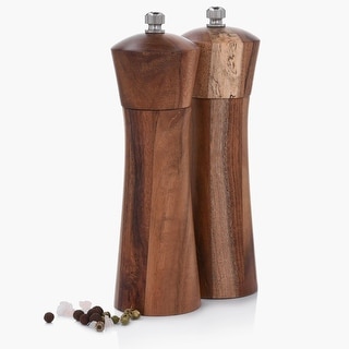 Set of Wooden Salt and Pepper Mills