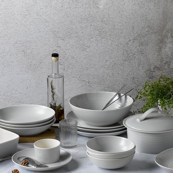 Royal Doulton Exclusively for Gordon Ramsay Maze Light Grey 12-Piece Set