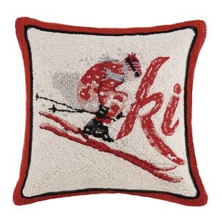 Mistletoe & Co. Ski Wool Hook Pillow