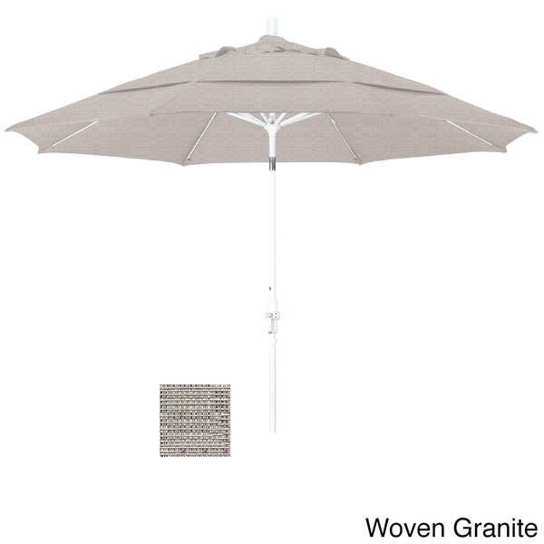 Perry 11ft Crank Lift Aluminum Round Umbrella by Havenside Home, Base Not Included
