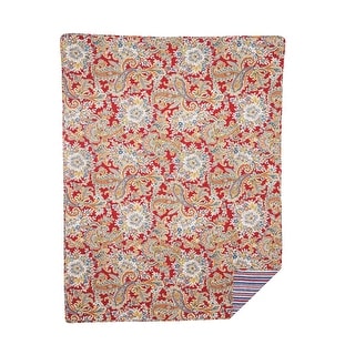 Rhapsody Paisley Quilted 48" x 60" Thanksgiving Throw Blanket