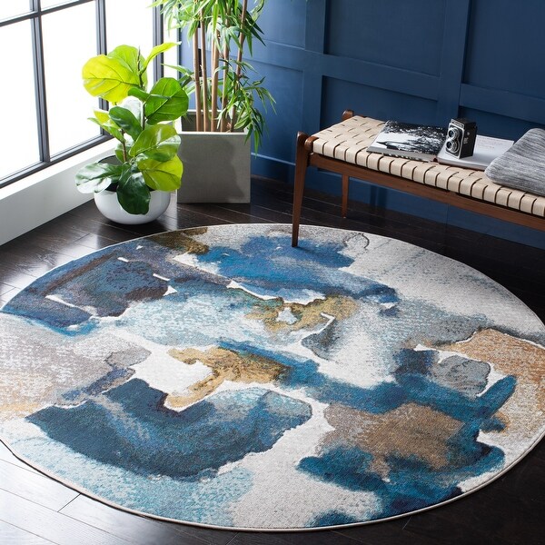 SAFAVIEH Aria Vassilia Modern Abstract Rug