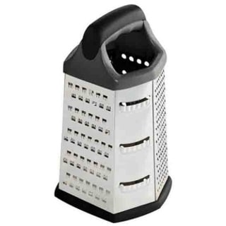 Home Basics Stainless Steel 6-side Cheese Grater