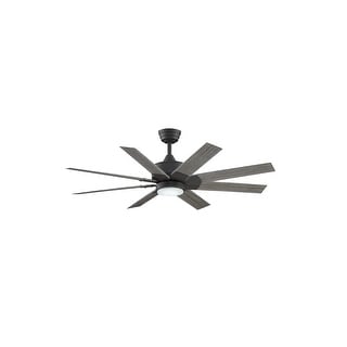 Levon Custom Indoor Ceiling Fan DC Motor - Matte Greige