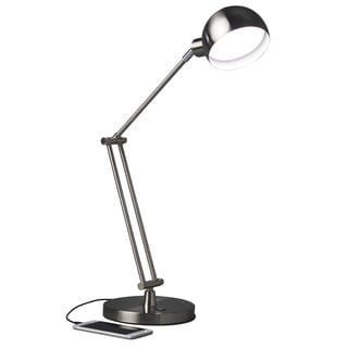 OttLite Wellness Series Refine Lamp, Brushed Nickel