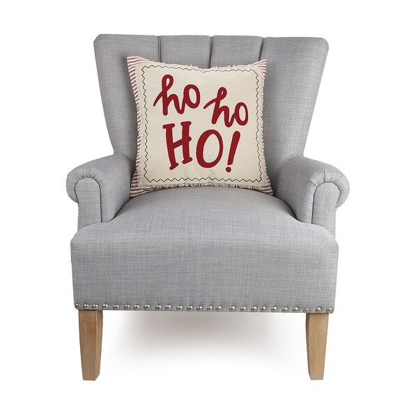 Holiday Ho Ho Ho Decorative Pillow