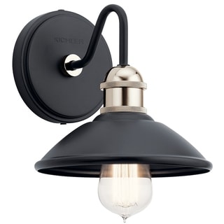 Kichler Lighting Clyde 1-Light Wall Sconce Black