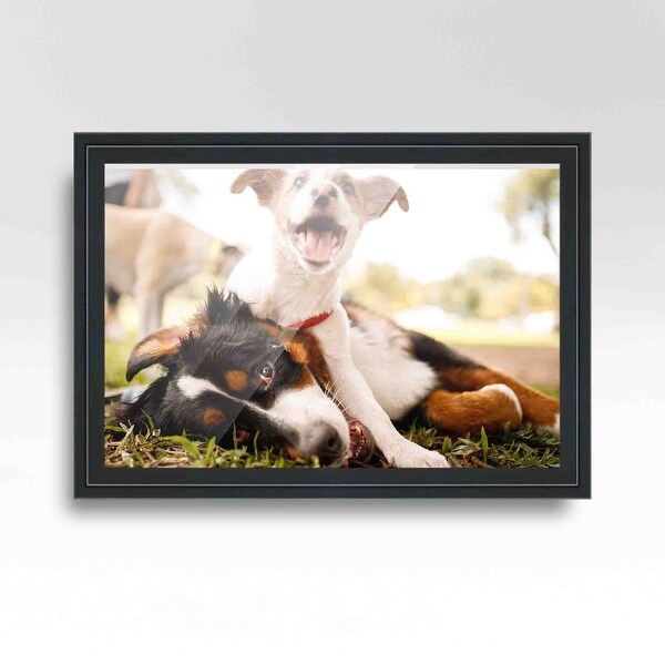 16x12 White Picture Frame - Wood Picture Frame Complete with UV
