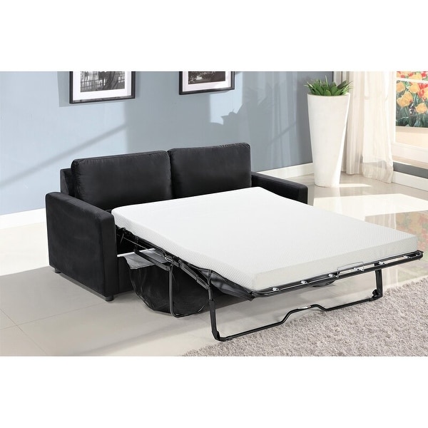 Knightsville Velvet 70" Square Arms Sofa Bed