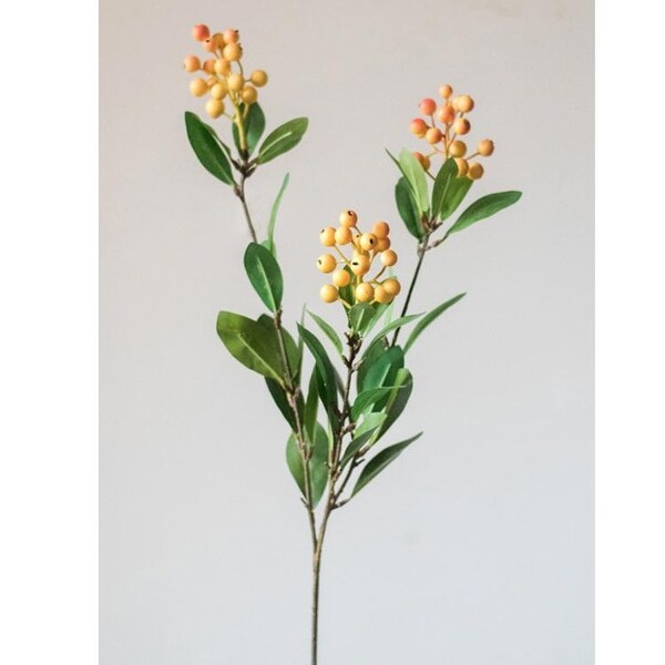 RusticReach Artificial Gooseberry Fruit Stem 26" Tall