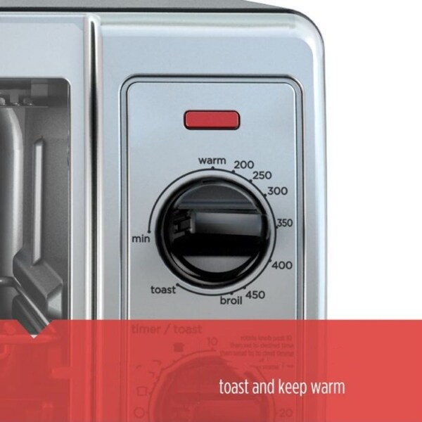 4-Slice Toaster Oven, Stainless Steel