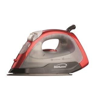 Brentwood MPI-54 Red Non-Stick Steam Iron