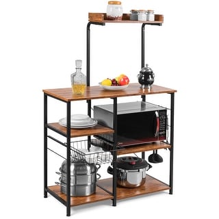 Kitchen Baker's Rack 4-Tier Microwave Storage Stand