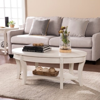 SEI Furniture Sedum Oval Coffee Table