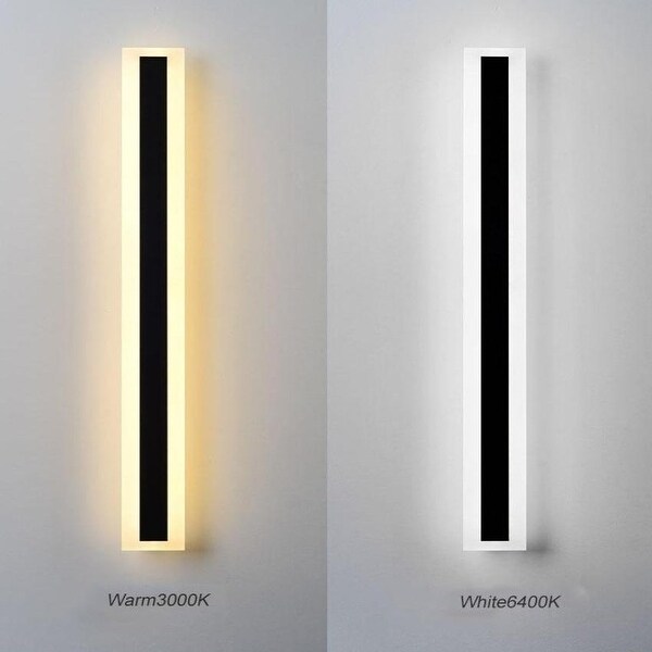 Immense Outdoor Modern Linear Wall Lamp