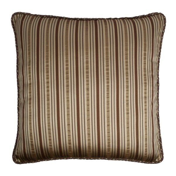 Austin Horn Classics Botticelli Brown 26-inch Diamond Luxury Euro Sham