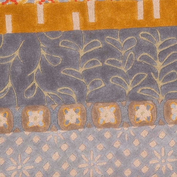 SAFAVIEH Handmade Rodeo Drive Gunjan Mid-Century Modern Abstract Wool Rug