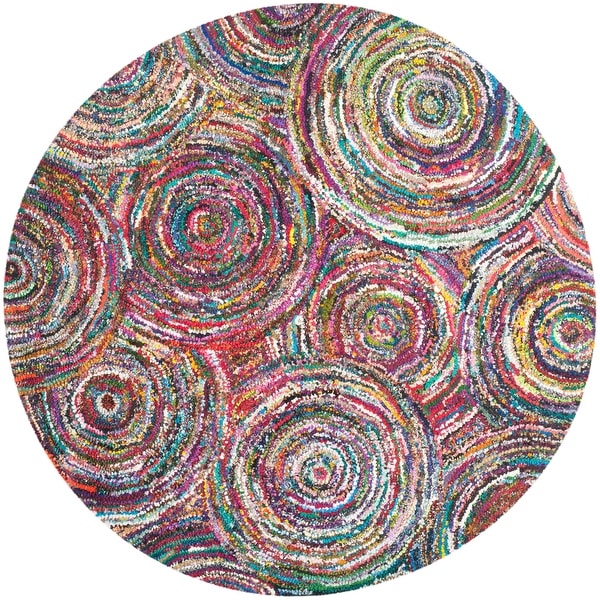 SAFAVIEH Handmade Nantucket Midori Contemporary Cotton Rug