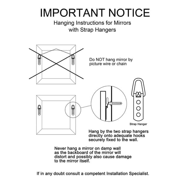 Allan Andrews Round Black Wood Framed Convex Albert Wall Mirror