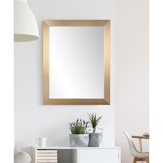 Contemporary Champagne Wall Mirror