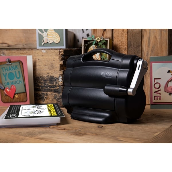 Sizzix Big Shot Foldaway Machine (Black) inspired by Tim Holtz - 13 3/4" x 13" x 8" (Open)