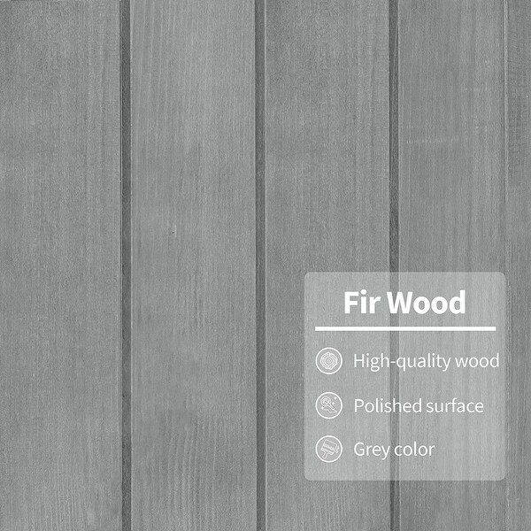 Mcombo 2-Tier Wooden Cold Frame Garden Greenhouse Raised Flower Planter Shelf Bed Protection, 0160