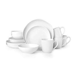 Fitz and Floyd Coupe White 16 piece Dinnerware Set (Service for 4)