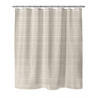 TRIBAL DANCE BEIGE Shower Curtain By Kavka Designs