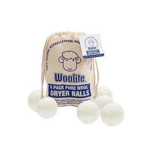 Woolite 6 Pack Wool Dryer Ball Set - 2.83x2.83x2.83