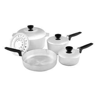 IMUSA 8-Piece Cajun Cookware Set, Aluminum - 8 Piece