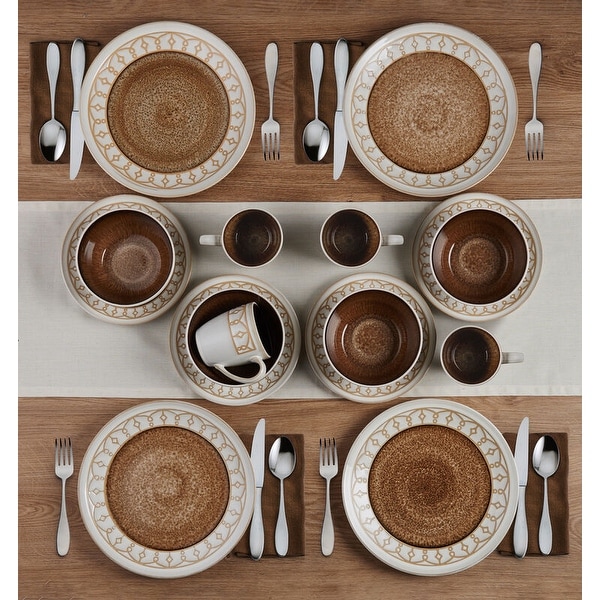 Pfaltzgraff Remi Beige 16PC DW Set, Service for 4