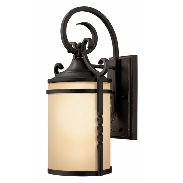 Hinkley Casa 1-Light Outdoor Wall Mount in Olde Black