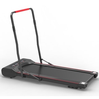 Under Desk Walking Pad Mini Treadmill with Handlebar Foldable