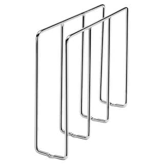 Rev-A-Shelf 596-10CR-52 Chrome U-Shaped Tray Divider Bakeware Cabinet Organizer - 1.95