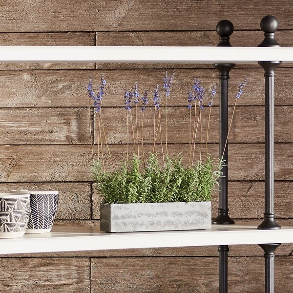 French Lavender In Trough 19"