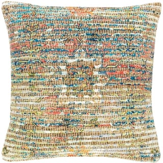 Cresco Woven Jute Boho 18-inch Throw Pillow Cover